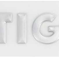 Stiga KlistermærkeroversigtOE - 1143674951 - Emblem decal STIGA 3D 120 x 25 mm