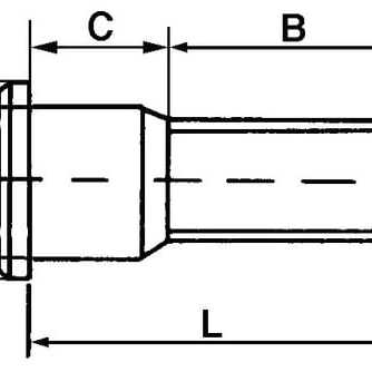 AL-KO Navbolte - 2000F831420 - Navbolt MF165 HD