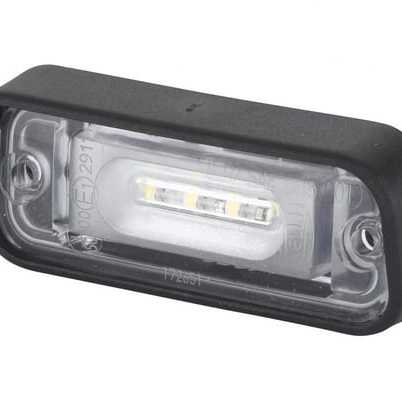 John Deere Number Plate Lamp 2KA.010.278-411 Hella LED - 2KA010278411 - Number plate light, 12 V