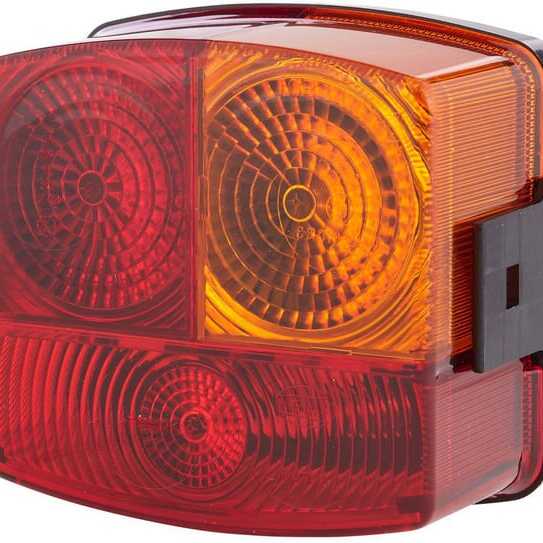 John Deere Baglygte 95 x 90mm - 2SE002776221 - Rear lamp right Hella