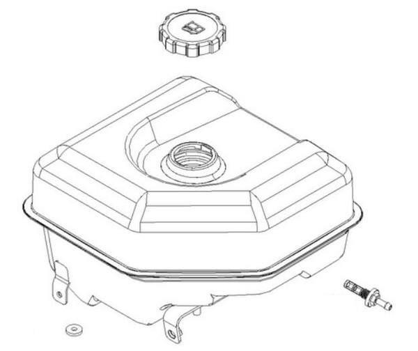 Briggs & Stratton Brændstoftank - 799782 - Brændstoftank