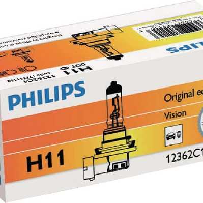 John Deere Pære H11 PGJ19-2 - GL12362LL - Pære Halogen H11 12 V 55 W PGJ19-2 Philips