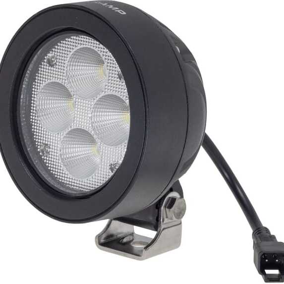 John Deere Arbejdslygte rund LED - LA10416 - LED-arbejdslampe 40W 4500lm - bredt lyskast