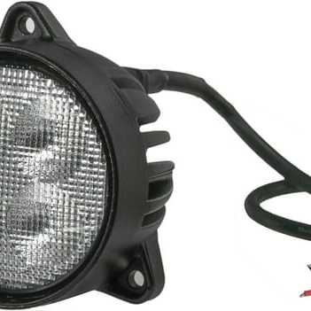 John Deere Arbejdslygte rund LED - LA10429 - Arbejdslampe LED, 40W, 4800lm, rund, projektør Kramp