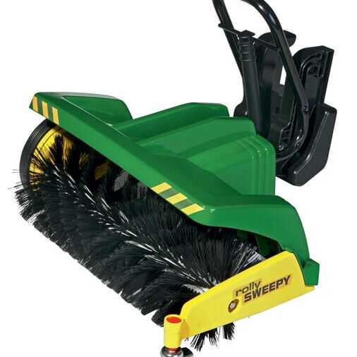 John Deere R40988 RollySweepy fejemaskiner _ - R40988 - Fejemaskine John Deere, grøn, fra 3 år, rollySweepy fra Rolly Toys