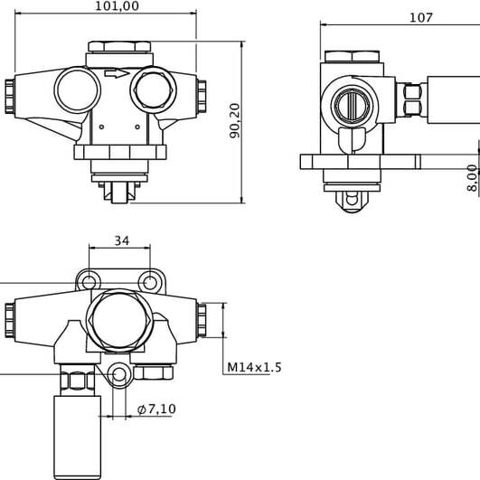 John Deere Brændstofpumpe Kramp - RE10258KR - Brændstofløftepumpe