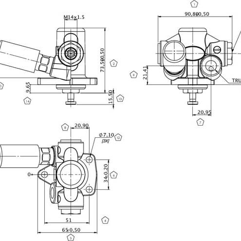 John Deere Brændstofpumpe Kramp - RE46375KR - Brændstofløftepumpe