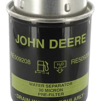 John Deere Brændstoffilter - RE509208 - Brændstof-forfilter, påskruning