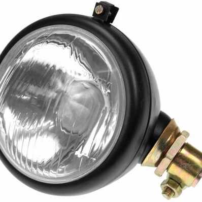 John Deere Forlygter - VPM3326 - Forlygte halogen, venstre, rund, gennemsigtig, monteres med bolte, Vapormatic